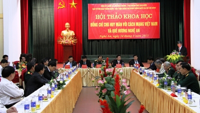 Hội thảo khoa học về Đại tướng Chu Huy Mân