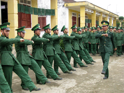 Rèn tân binh nơi biên cương