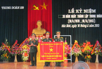 35 năm thành lập Trung đoàn Thông tin 139
