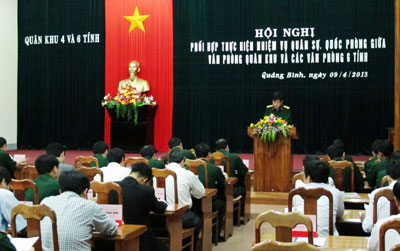 Nâng cao phối hợp giữa Văn phòng Quân khu 4  các văn phòng 6 tỉnh trên địa bàn