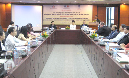 Nhiều kinh nghiệm quản lý tổ chức hành nghề luật sư từ Đoàn luật sư Paris