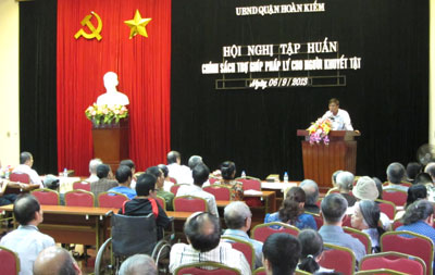 Trợ giúp pháp lý góp phần bảo vệ tích cực quyền và lợi ích hợp pháp của người khuyết tật