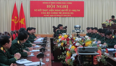 Sơ kết thực hiện Nghị quyết 51 tại Binh chủng Đặc công