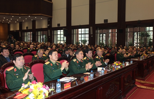 Gặp mặt đại biểu cán bộ cao cấp quân đội nghỉ hưu, nghỉ công tác trên địa bàn Hà Nội