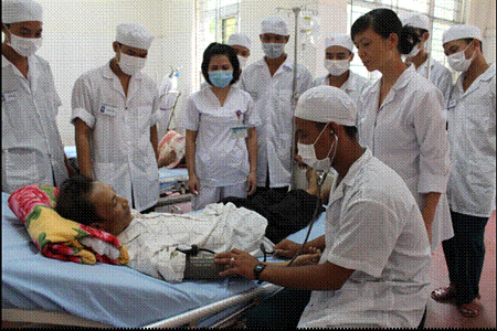 Người giáo viên say mê công việc