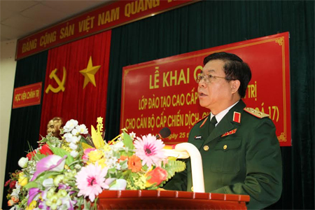 Học viện Chính trị khai giảng Lớp đào tạo lý luận chính trị cao cấp 