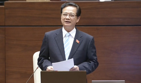 Báo cáo giải trình và trả lời chất vấn của Thủ tướng Nguyễn Tấn Dũng tại Kỳ họp thứ 8, Quốc hội Khóa XIII