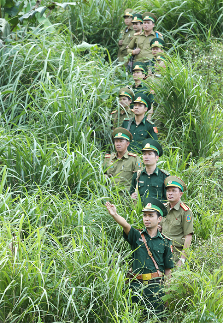 Ở Đồn Biên phòng Cửa khẩu quốc tế Cầu Treo...