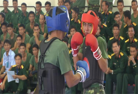 Quân khu 5 tổ chức hội thao võ chiến đấu tay không