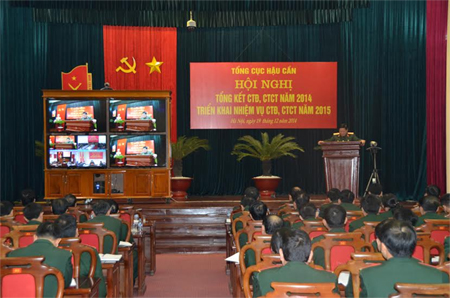 Tổng cục Hậu cần tổng kết CTĐ, CTCT năm 2014