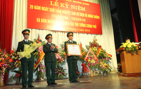 Nguyệt san Sự kiện và Nhân chứng (Báo QĐND) kỷ niệm 20 năm ngày xuất bản