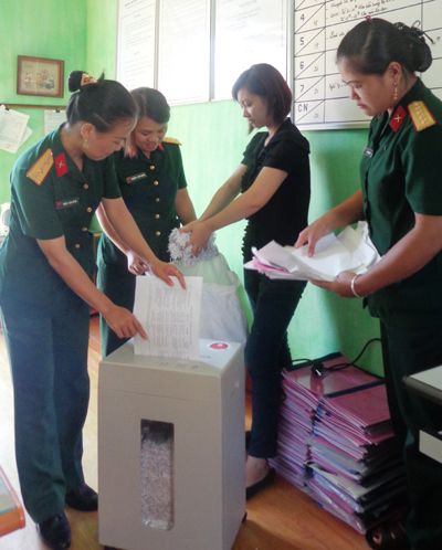 Chuyện về chiếc máy xay giấy