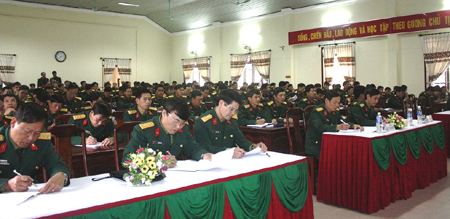 Đảng ủy Quân sự tỉnh Thừa Thiên- Huế học tập, quán triệt, triển khai thực hiện Nghị quyết Trung ương 8 