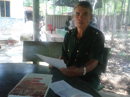 Người lính phòng không trên đường Trường Sơn