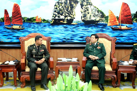 Quân đội Việt Nam và Cam-pu-chia hợp tác trong lĩnh vực chống khủng bố