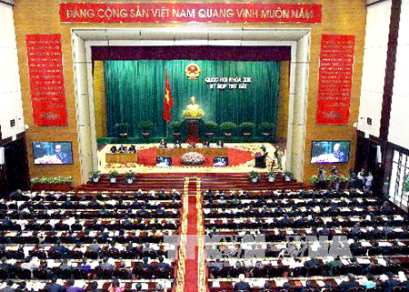 Xác định vị trí trung tâm của đại biểu Quốc hội