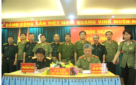 Ký kết quy chế phối hợp giữa Tổng công ty Đông Bắc với Công an tỉnh Quảng Ninh