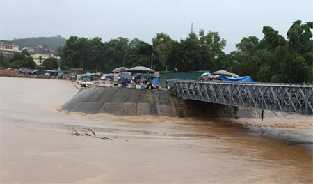 Điện Biên: Nhiều thiệt hại do hoàn lưu bão số 2 gây ra