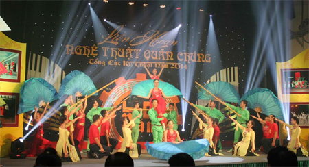 Tổng cục Kỹ thuật liên hoan nghệ thuật chào mừng ngày truyền thống 