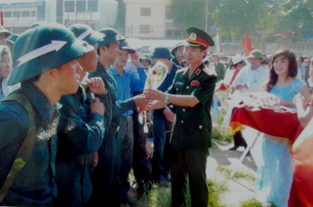 Tạo niềm tin cho công dân chuẩn bị nhập ngũ