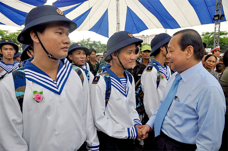 Các địa phương, đơn vị giao-nhận quân nhanh gọn, an toàn, chất lượng