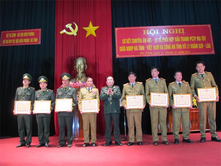Sơ kết Chuyên án 461 - LV và đón nhận Thư khen của Bộ Quốc phòng 