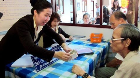 Điều chỉnh lương hưu, trợ cấp tăng thêm 8%