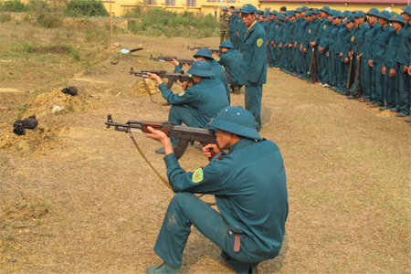 Xây dựng lực lượng dân quân, tự vệ vững mạnh, đáp ứng yêu cầu nhiệm vụ
