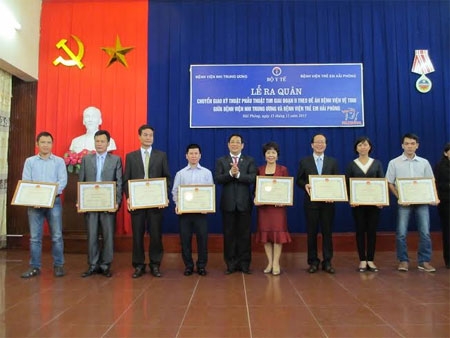 Chuyển giao phẫu thuật tim giai đoạn 2 cho Bệnh viện Trẻ em Hải Phòng