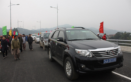 Lào Cai: Khánh thành Cầu đường bộ Phố Lu bắc qua sông Hồng