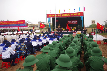 Thái Bình: Giao quân nhanh gọn, an toàn