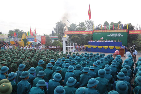 An Giang hoàn thành tốt công tác tuyển quân đợt 1 năm 2015