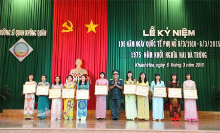 Trường Sĩ quan Không quân: Hội phụ nữ hoạt động hiệu quả