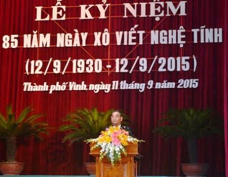 Nghệ An: Kỷ niệm 85 năm Xô Viết Nghệ Tĩnh