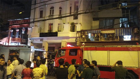 Cháy ở khách sạn An Nam Legend Hotel