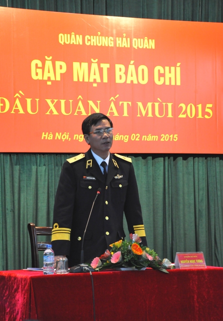 Quân chủng Hải quân gặp mặt báo chí