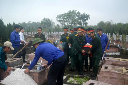 Thừa Thiên-Huế: Phát hiện thêm một bộ hài cốt liệt sĩ