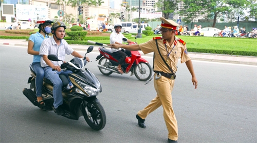 Quy định mới về quyền hạn của cảnh sát giao thông 