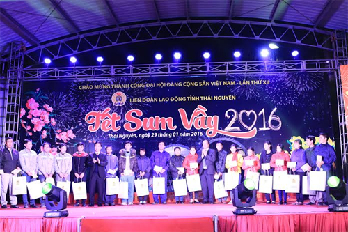 Tết sum vầy cho người dân lao động tỉnh Thái Nguyên