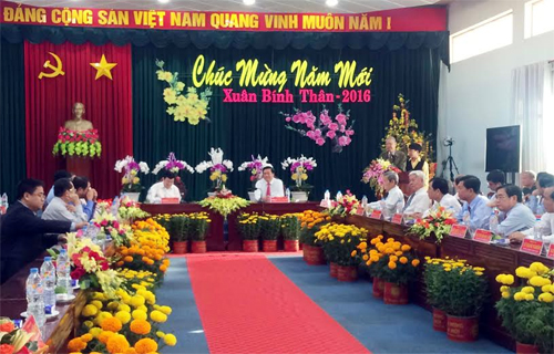 Chủ tịch nước Trương Tấn Sang thăm, chúc Tết tại các tỉnh Long An, Đồng Tháp và Vĩnh Long