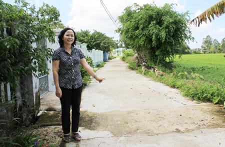 Con đường “Cô giáo Hoa”