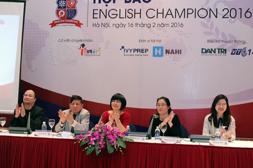 Khởi động cuộc thi tiếng Anh English Champion 2016