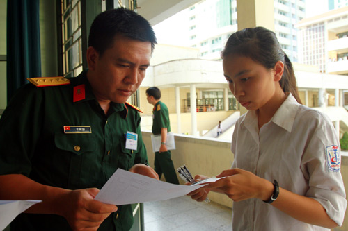 Dùng kết quả kỳ thi THPT quốc gia xét tuyển vào trường Quân đội