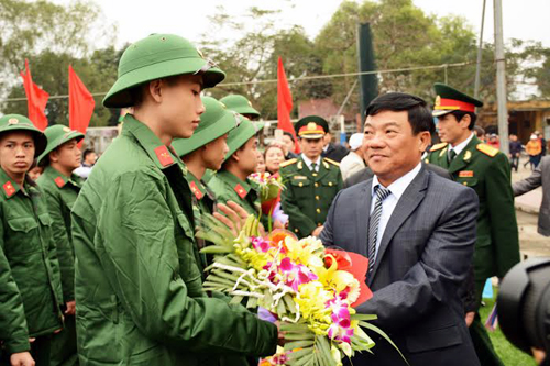 Các địa phương tổ chức trang trọng ngày hội tiễn đưa thanh niên lên đường nhập ngũ
