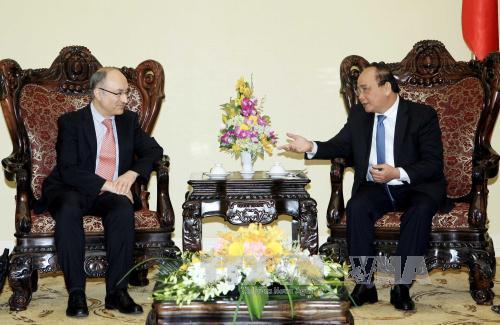 Phó thủ tướng Nguyễn Xuân Phúc tiếp Đại diện bang Hessen, CHLB Đức