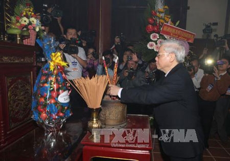 Tổng Bí thư Nguyễn Phú Trọng dự Lễ Kỷ niệm 110 năm Ngày sinh Thủ tướng Phạm Văn Đồng 