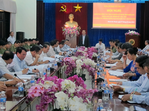 Tây Nguyên: 62 huyện, thị xã, thành phố tổ chức xong hội nghị triển khai công tác bầu cử