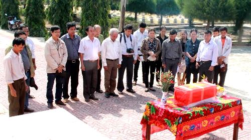 Tìm được phần mộ liệt sĩ sau 31 năm tìm kiếm