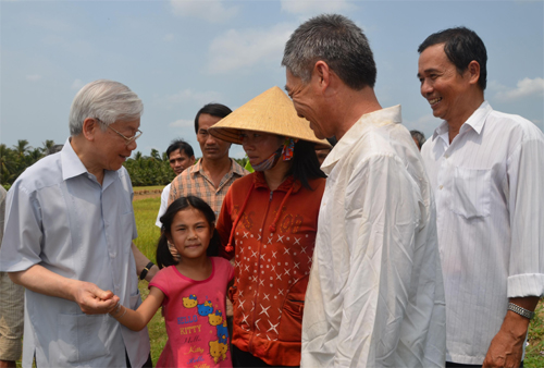 Chuyện ghi trên cánh đồng lớn ở Bến Tre