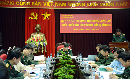 Một số nội dung điều chỉnh trong công tác tuyển sinh quân sự năm 2016